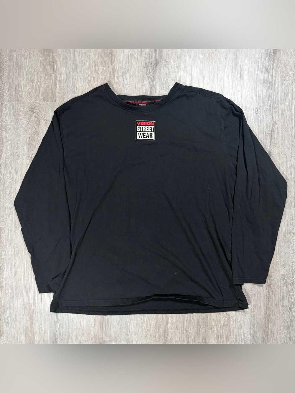 Vision Street Wear Long Sleeve Graphic T-Shirt Black XL Skate